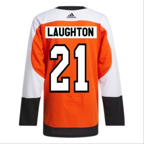 Miehille NHL Philadelphia Flyers Pelipaita Scott Laughton Adidas 2023-24 koti Oranssi Authentic